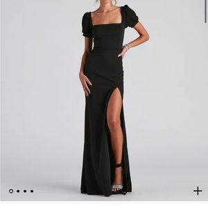 Windsor Black Wedding Maxi Dress